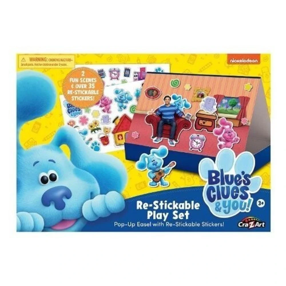 Blues Clues and You Re Stickable Sticker Play Set Cra Z Art Reusable Activity